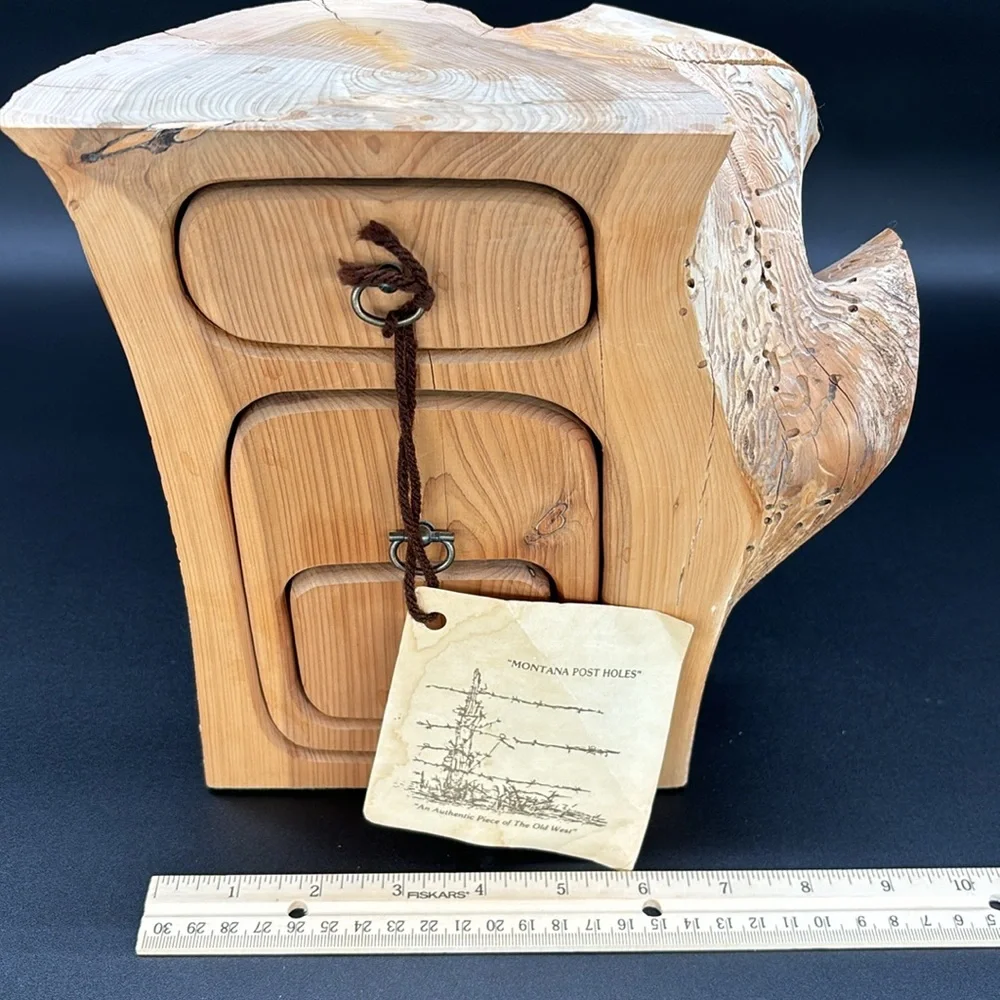 Montana Post Holes Jewelry Box